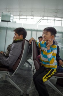 Passangers at Hanoi Airport