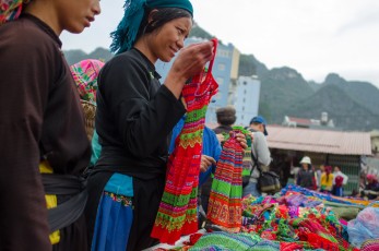 Tay customers looking for Hmong costumes