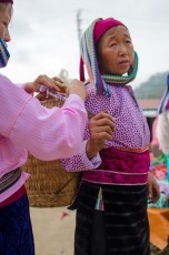 Hmong Woman with a basket